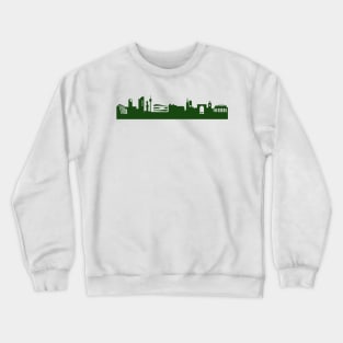 STUTTGART skyline in forest green Crewneck Sweatshirt